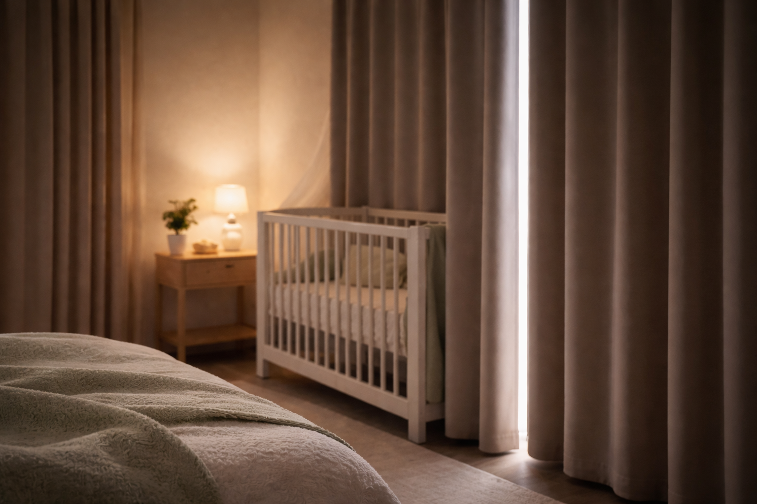 Blackout no quarto do bebê: o que funciona em apartamento (guia)