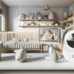 Babá eletrônica para bebê: câmera no quarto do bebê