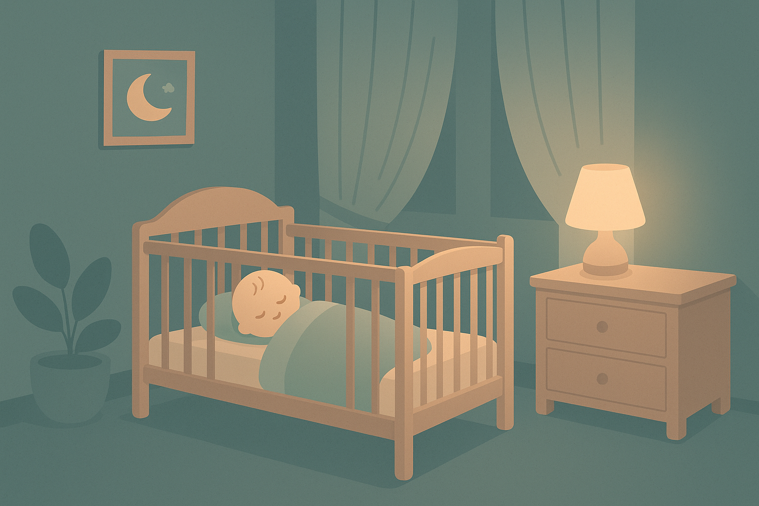 Quarto escuro para bebê: por que a luz atrapalha o sono