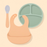 Utensílios para introdução alimentar
