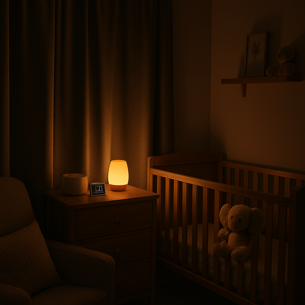 Bebê Acorda Com Barulho - Quarto Escuro e Silencioso Para Sono do Bebê